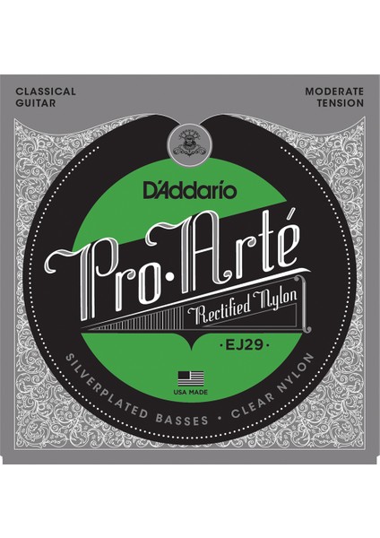 DADDARIO KLASİK FLAMENCO GİTAR TEL SETİ (4/4), PRO ARTE, RE