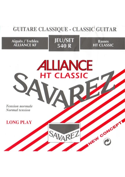 540R Alliance Normal Tension Classic Rouge Klasik Gitar Teli