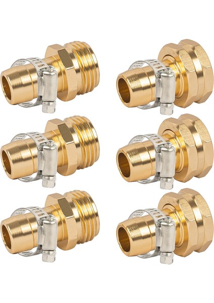 Takım Bahçe Hortumu Onarımı, 3/4 Inç ve 5/8 Metal Için Dişi ve Erkek Tokaları (Yurt Dışından)
