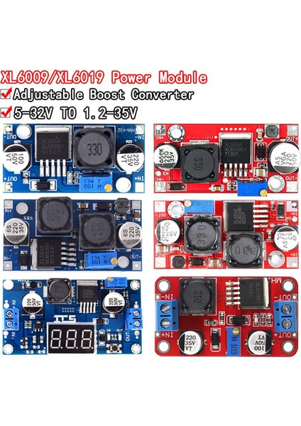 XL6009/XL6019 4A Boost Dönüştürücü Artırma Ayarlanabilir 15W 5-32V Ila 5-50V Dc-Dc Güç (Yurt Dışından)