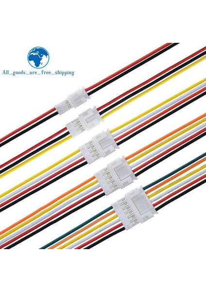 10 Adet 5 Çift Mikro Jst Ph 2.0 2p 3p 4p 5p 6pın Erkek Dişi Fiş Konnektörü Tel Kablolar ile 20CM + 20CM Arduino Için Mp3 (Yurt Dışından)