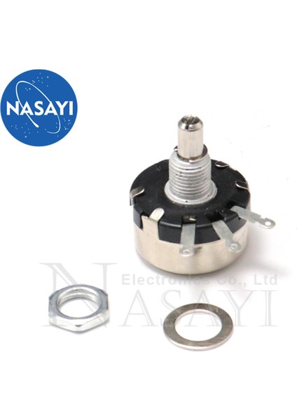 WX110 010 Tek Turlu Tel Sarımlı Potansiyometre 1W 4k7 (Yurt Dışından)