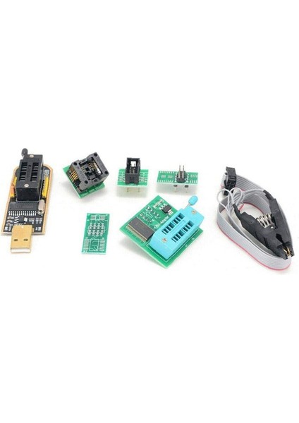 CH341A Bıos USB Programcı Sop8 Dıp8 1.8V Dönüşüm Soketi 8-Pin Test Klipsi Seti IPhone Veya Anakart Için (Yurt Dışından)