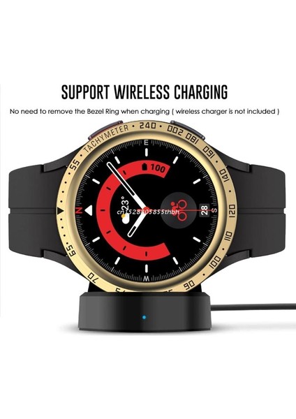 Izle Tampon Kapak Çizilmez Halka Samsung Galaxy Watch5 Pro Için Uyumlu Çerçeve Halkası Çerçeve Metal (Yurt Dışından) fırsatları