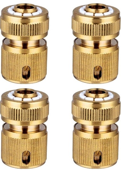 Beerıs 4 Adet Pirinç Boru Bağlantıları Hortum Ucu Hızlı Bağlantı Bağlantısı 1/2 Inç Hortum Boru Hızlı Bağlantı Bahçecilik Için Ev Sulama, Araba Yıkama (Yurt Dışından)