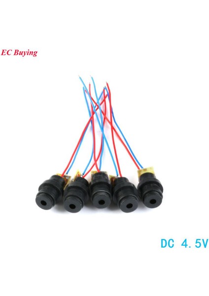 20 Adet/grup Dc 4.5 V Lazer Kafası Modülü Lazer Nokta Diyot Kırmızı Plastik Gyro Modülü (Yurt Dışından)