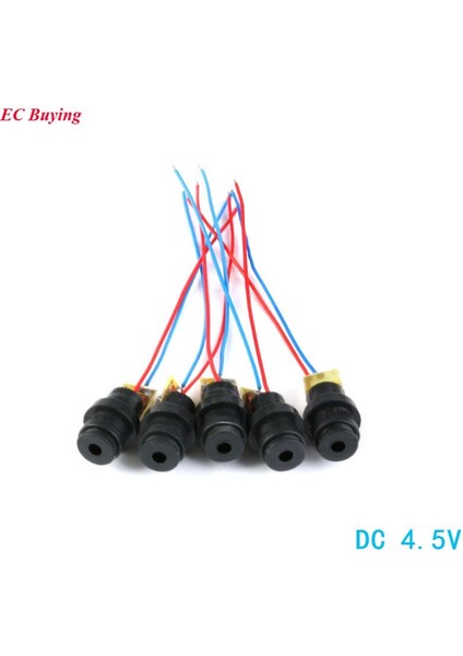 20 Adet/grup Dc 4.5 V Lazer Kafası Modülü Lazer Nokta Diyot Kırmızı Plastik Gyro Modülü (Yurt Dışından)