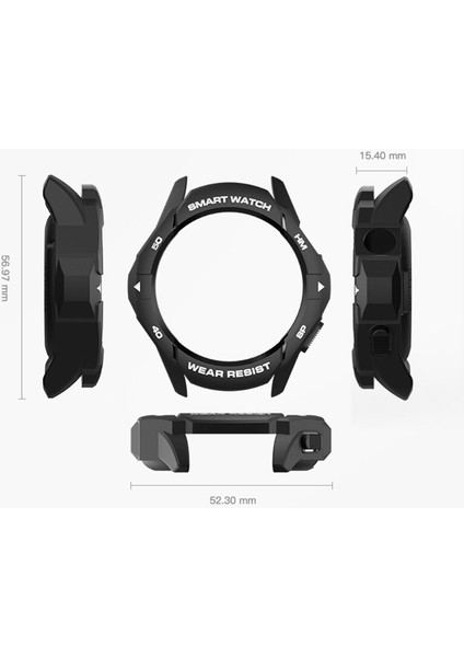 Darbeye Dayanıklı Kılıf Huawei Watch 3/3pro Koruyucu Kabuk ile Uyumlu Genel Koruyucu Kılıf Ultra Ince Koruyucu Kapak (Yurt Dışından) modelleri