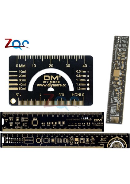 4cm 15CM 20CM 25CM Çok Fonksiyonlu Cetvel Ölçme Aracı Direnç Kondansatör Çip Ic Smd Diyot Transistör Paketi 180 Derece (Yurt Dışından)