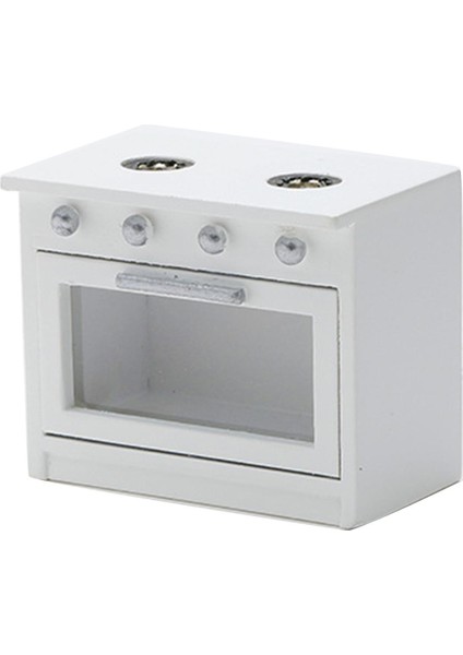 Mini Mobilya Oyun Mutfak Gaz Sobası Modeli Bebek Evi Dekoru Için Biblo (Yurt Dışından)