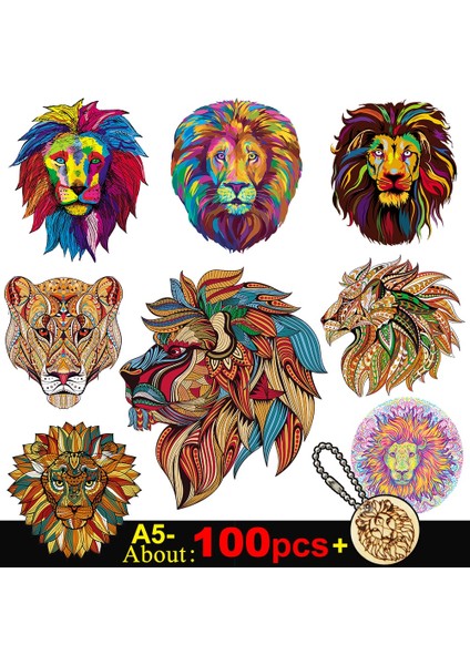 Yeni 2021 Aslan Bulmaca 3D Ahşap Bulmaca Çocuk Ahşap Dıy El Sanatları Hayvan Modelleme Dekompresyon Oyuncaklar Klasik Oyuncaklar Ahşap Yapbozlar (Yurt Dışından) fiyatları