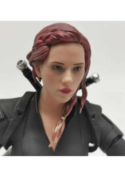 Orijinal Marvel Avengers Black Widow Mafsallı 1/7 LED Tabanlı Aksiyon Figürleri Oyuncaklar (Yurt Dışından)