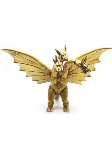 Godzilla Kral Ghidorah Modeli Şekil Oyuncak Canavar Bebek Odası Dekor Tatil Hediyesi (Yurt Dışından)