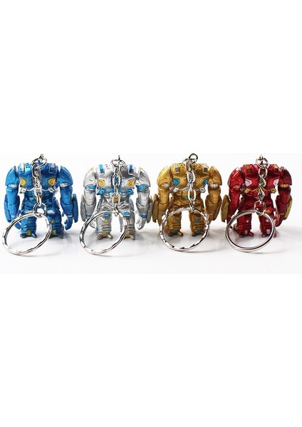 4 cm Marvel Avengers Infinity Savaşları Ironman Demir Adam Hulkbuster Pvc Action Figure Mini Model Oyuncaklar Brinquedos Anahtarlık Halka Kolye (Yurt Dışından) fırsatları