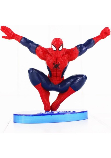 Adet 9 cm Marvel Avengers Örümcek Adam Süper Kahraman Pvc Action Figure Koleksiyon Mini Model Oyuncak Bebek Brinquedos Hediye Çocuklar Için (Yurt Dışından)