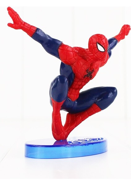 Adet 9 cm Marvel Avengers Örümcek Adam Süper Kahraman Pvc Action Figure Koleksiyon Mini Model Oyuncak Bebek Brinquedos Hediye Çocuklar Için (Yurt Dışından) modelleri