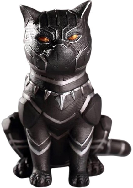 Şekil Heykel Modeli Çekici Kara Panter Kediler Köpekler Hayvan Heykeli (Yurt Dışından)