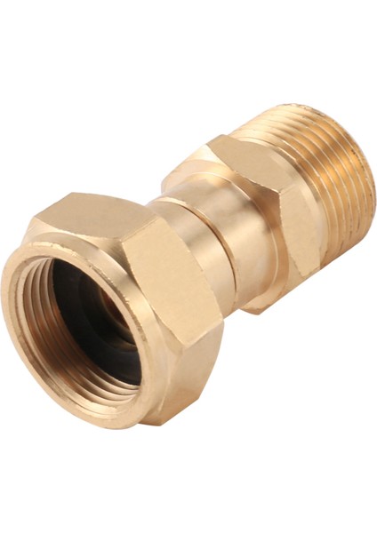 4x Basınçlı Yıkama Makinesi Döner Bağlantı, Bükülmez Hortum Bağlantısı, Bükülmez Metrik M22 14MM Bağlantı, 3000 Psi (Yurt Dışından)