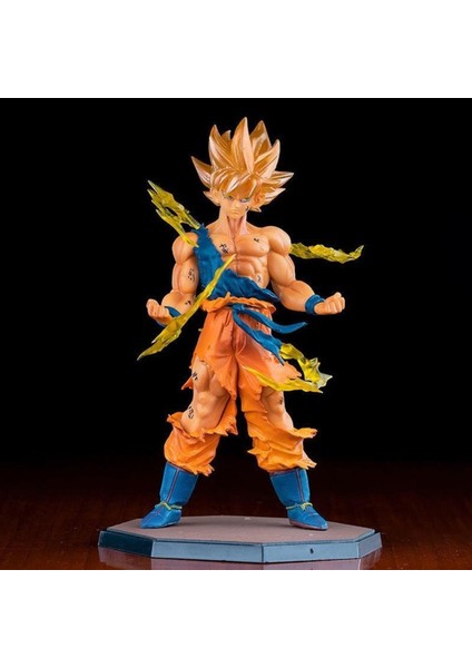 16 cm Son Goku Süper Saiyan Şekil Anime Dragon Ball Dbz Aksiyon Şekilli Kalıp Hediyeler Çocuklar Için Koleksiyon Figürler (Yurt Dışından)