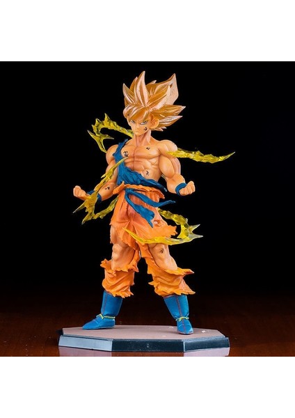 16 cm Son Goku Süper Saiyan Şekil Anime Dragon Ball Dbz Aksiyon Şekilli Kalıp Hediyeler Çocuklar Için Koleksiyon Figürler (Yurt Dışından) modelleri