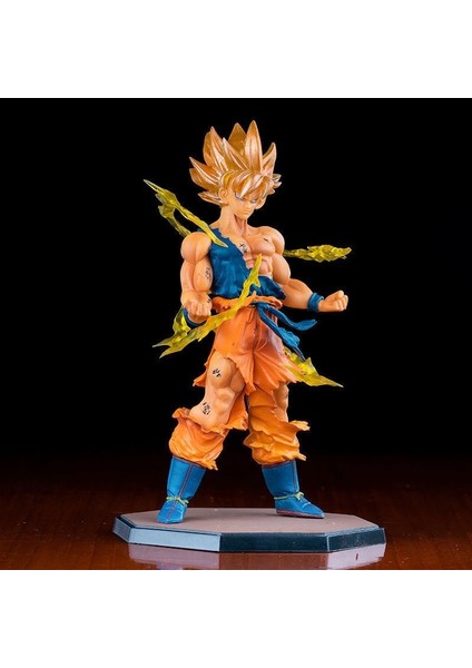 16 cm Son Goku Süper Saiyan Şekil Anime Dragon Ball Dbz Aksiyon Şekilli Kalıp Hediyeler Çocuklar Için Koleksiyon Figürler (Yurt Dışından) fırsatları