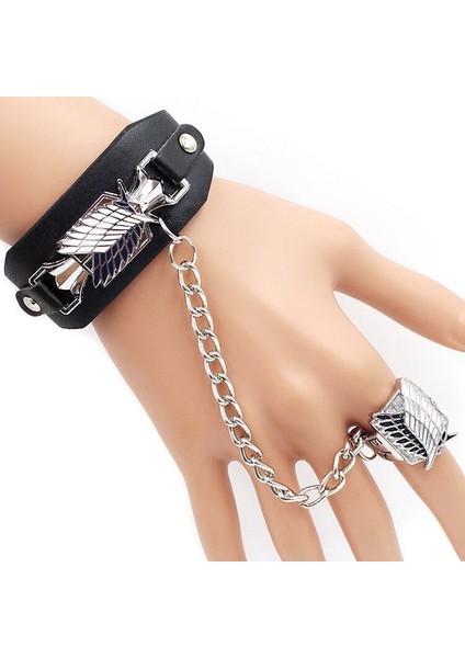 [mykpop]amine Attack On Titan Cosplay Sahne Bilezik Parmak Yüzük Hayranları Koleksiyonu SC20042813 (Yurt Dışından) fiyatları