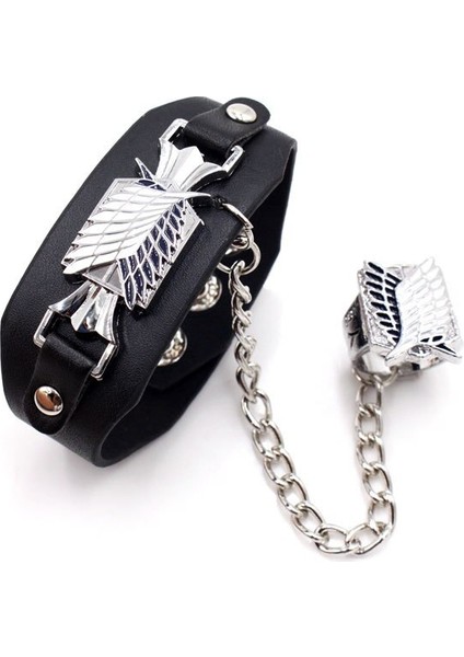 [mykpop]amine Attack On Titan Cosplay Sahne Bilezik Parmak Yüzük Hayranları Koleksiyonu SC20042813 (Yurt Dışından) indirimleri