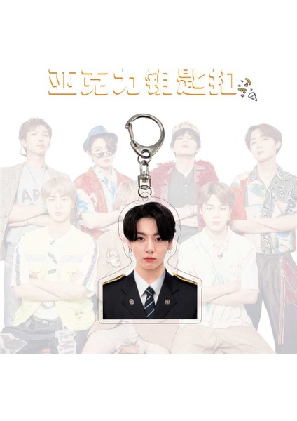 1 Pc Bts Akrilik Anahtarlık Fotoğraf Baskılı Bangtan Boys Jin Rapmonster J-Hope Suga V Jimin Jungkook Figürleri Kolye Anahtarlık Takı Hayranları Hediye (Yurt Dışından) modelleri