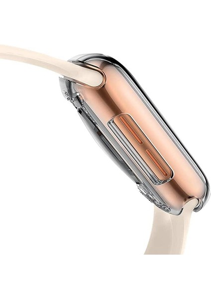 Kapak Apple Watch 3 2 1 38MM 42MM 360 Tam Yumuşak Şeffaf Tpu Ekran Koruyucu Kılıf Iwatch 4/5/6/se/7/8 45MM 41MM 44MM 40MM (Yurt Dışından) fırsatları