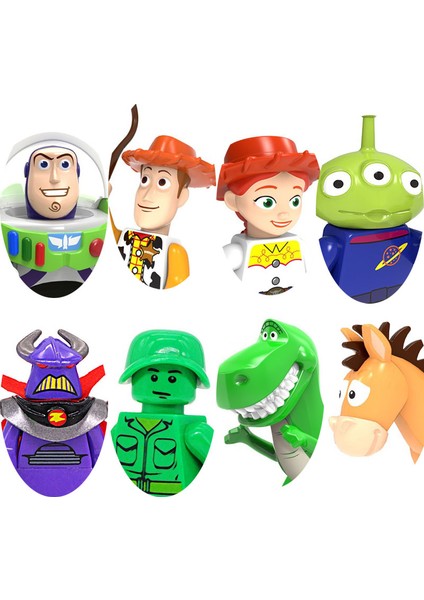 4 Adet Oyuncak Hikayesi 4 Buzz Lightyear Woody Jessie Alien Space Rangers Modeli Yapı Taşları Enlighten Aksiyon Tuğla Oyuncaklar Çocuklar Için (Yurt Dışından)
