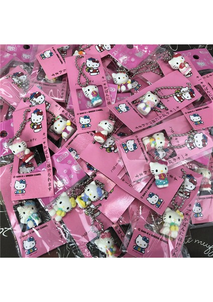 Anime Figürü Karikatür Hellow Kittys Cinnamoroll Kuromi Mellody Aksiyon Figürü Figürleri Anahtarlık Anahtarlık Kolye Çocuk Oyuncakları (Yurt Dışından)