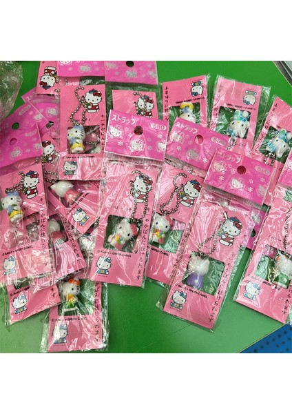 Anime Figürü Karikatür Hellow Kittys Cinnamoroll Kuromi Mellody Aksiyon Figürü Figürleri Anahtarlık Anahtarlık Kolye Çocuk Oyuncakları (Yurt Dışından)