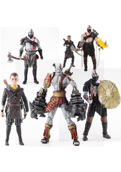 10-20 cm Neca Savaş Tanrısı Kratos Atreus Ultimate Pvc Action Figure Seti Koleksiyon Model Oyuncak (Yurt Dışından) fiyatları