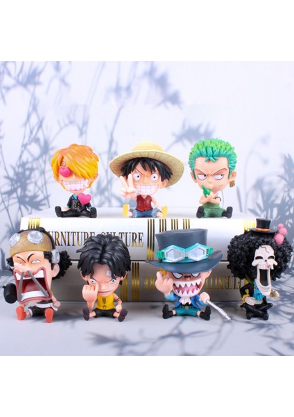 Childrenworld Ekran Kalıp Anime Tek Parça Şekil Masaüstü Dekor Minyatür (Yurt Dışından) modelleri