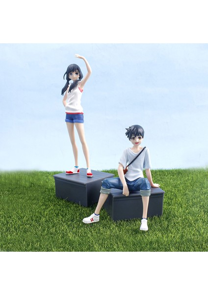 Koleksiyon Model Bebek Aşınmaya Dayanıklı Anime Adınız Tachibana Taki Miyamizu Mitsuha Pvc Action Figure Oyuncak (Yurt Dışından) indirimleri