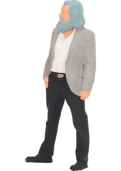 1:64 Reçine Insanlar Model Seti Kum Masası Elit Profesör Otopark A (Yurt Dışından)