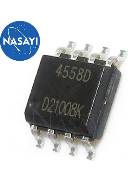 10 Adet NJM4558D JRC4558D NJM4558 JRC4558 4558 Sop-8 (Yurt Dışından)