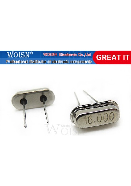 10 Adet Satır Içi Pasif Kristal Osilatör HC-49S 16MHZ (Yurt Dışından)