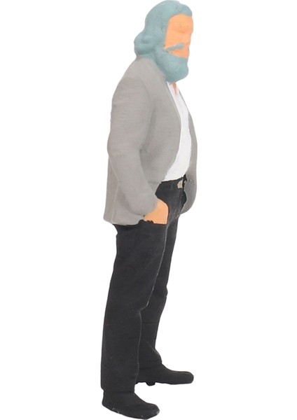 1:64 Reçine Insanlar Model Seti Kum Masası Elit Profesör Otopark A (Yurt Dışından)