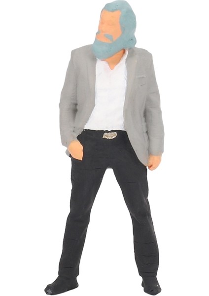 1:64 Reçine Insanlar Model Seti Kum Masası Elit Profesör Otopark A (Yurt Dışından)
