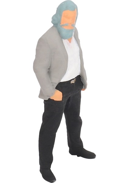 1:64 Reçine Insanlar Model Seti Kum Masası Elit Profesör Otopark A (Yurt Dışından)