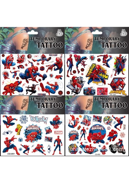 Marvel Avengers Anime Figürü Örümcek Adam Su Transfer Kağıdı Karikatür Dövme Çıkartmalar Dekorasyon Çocuk Oyuncakları Doğum Günü Hediyeleri (Yurt Dışından) fiyatları