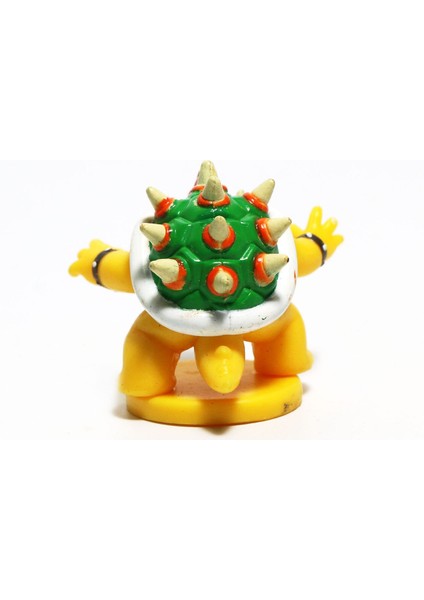 Mini Japonya Oyunu Süper Bros 4 cm Ateşli Ejderha Bowser Koopa Şekil Eylem Oyuncak Modeli Çocuk Koleksiyonu Kek Takı Ev Dekor (Yurt Dışından)
