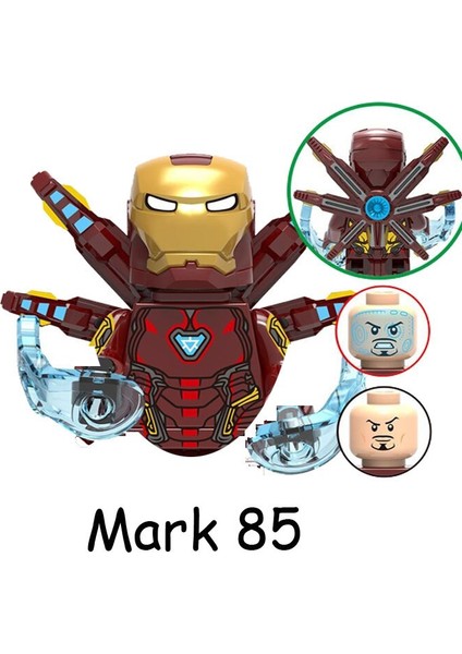 Süper Kahramanlar Adam Hulkbuster MK85 Mark Savaş Makinesi Modeli Yapı Taşları Enlighten Aksiyon Figürü Tuğla Oyuncaklar Çocuklar Için (Yurt Dışından)