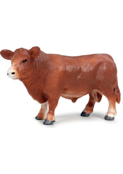 Plastik Sığır Hayvanlar Aksiyon Figürleri Statik Sevimli Model Koleksiyonu Oyuncaklar Çocuklar Için (Yurt Dışından)