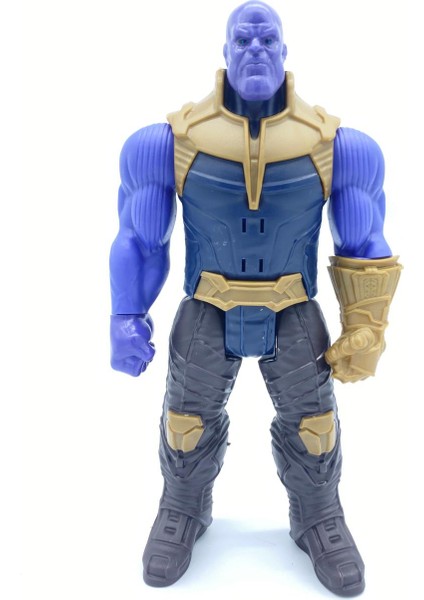 30CM Marvel Avengers Oyuncaklar Thanos Hulk Buster Örümcek Adam Demir Adam Kaptan Amerika Thor Wolverine Siyah Panter Aksiyon Bebekleri (Yurt Dışından)