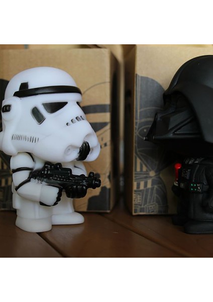 Sevimli Yıldız Savaşları Darth Vader Stormtrooper Modeli Aksiyon Figürü Biblo Araba Süsleme (Yurt Dışından)