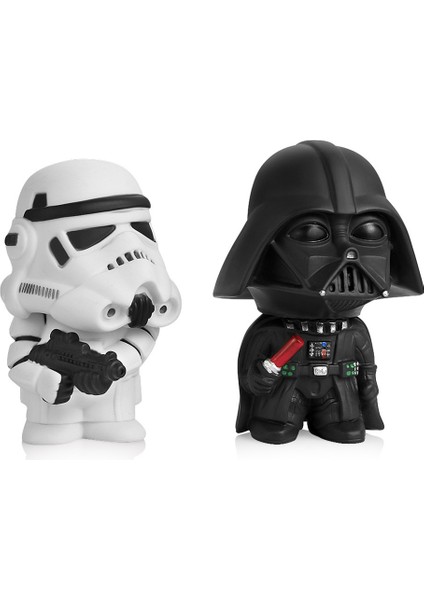 Sevimli Yıldız Savaşları Darth Vader Stormtrooper Modeli Aksiyon Figürü Biblo Araba Süsleme (Yurt Dışından)