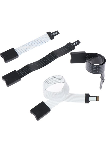 Tf Mikro Sd Kart Flex Uzatma Kablosu Genişletici Adaptör Zip Uzatma Kablosu Hafıza Kartı Genişletici Kablo Bağlayıcı 10/15/25/46CM (Yurt Dışından)