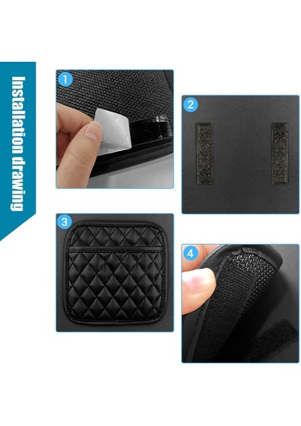 Araba Depolama Cebi Pu Deri Araba Organizatör Kapı Merkezi Konsol Saklama Çantası Telefon/kart Küçük Şeyler Evrensel Araba Iç (Yurt Dışından) fırsatları